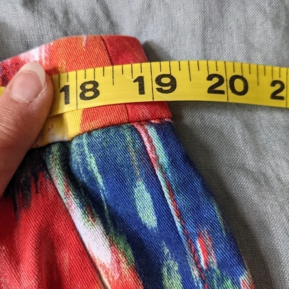 FUN Tie Dye Rainbow Ikat Shorts 14